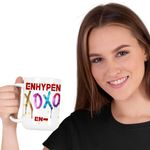 Casa si Gradina - Bucatarie si vesela - Cani si pahare - Cani si cesti - Cana Enhypen Merch Kpop, alba, 330ml - Infinity.ro