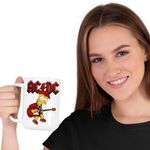 Casa si Gradina - Bucatarie si vesela - Cani si pahare - Cani si cesti - Cana ACDC The Simpsons Bart AC/DC Merch, alba, 330ml - Infinity.ro