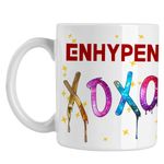 Casa si Gradina - Bucatarie si vesela - Cani si pahare - Cani si cesti - Cana Enhypen Cool Kpop Merch, alba, 330ml - Infinity.ro