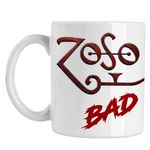 Casa si Gradina - Bucatarie si vesela - Cani si pahare - Cani si cesti - Cana Led Zeppelin Zoso Merch, alba, 330ml - Infinity.ro