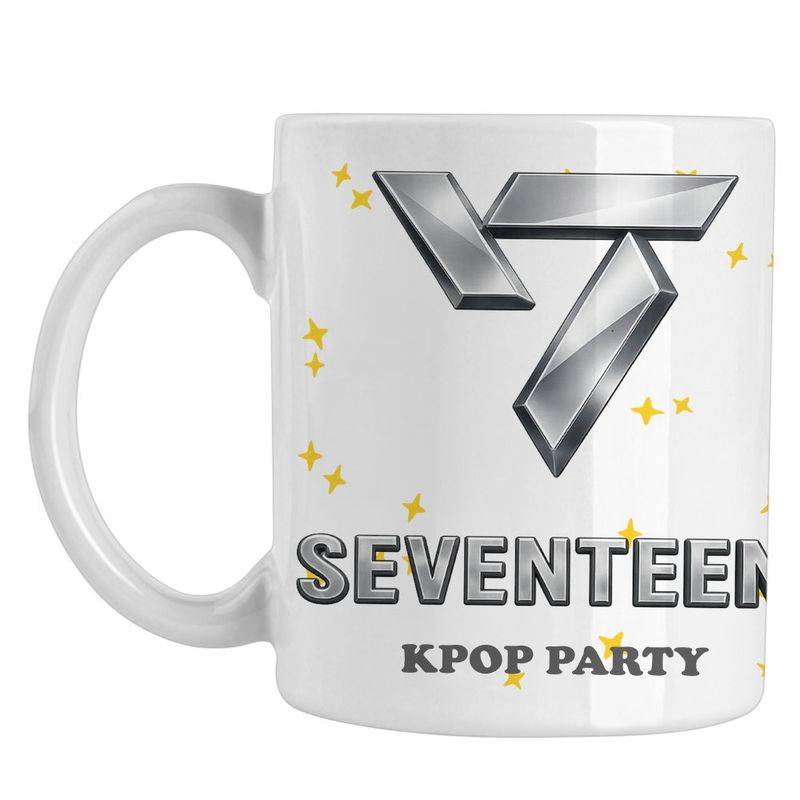 Casa si Gradina - Bucatarie si vesela - Cani si pahare - Cani si cesti - Cana Seventeen Kpop Junhui Merch, alba, 330ml - Infinity.ro