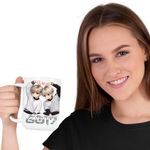 Casa si Gradina - Bucatarie si vesela - Cani si pahare - Cani si cesti - Cana Got7 Kpop Merch Cartoon, alba, 330ml - Infinity.ro