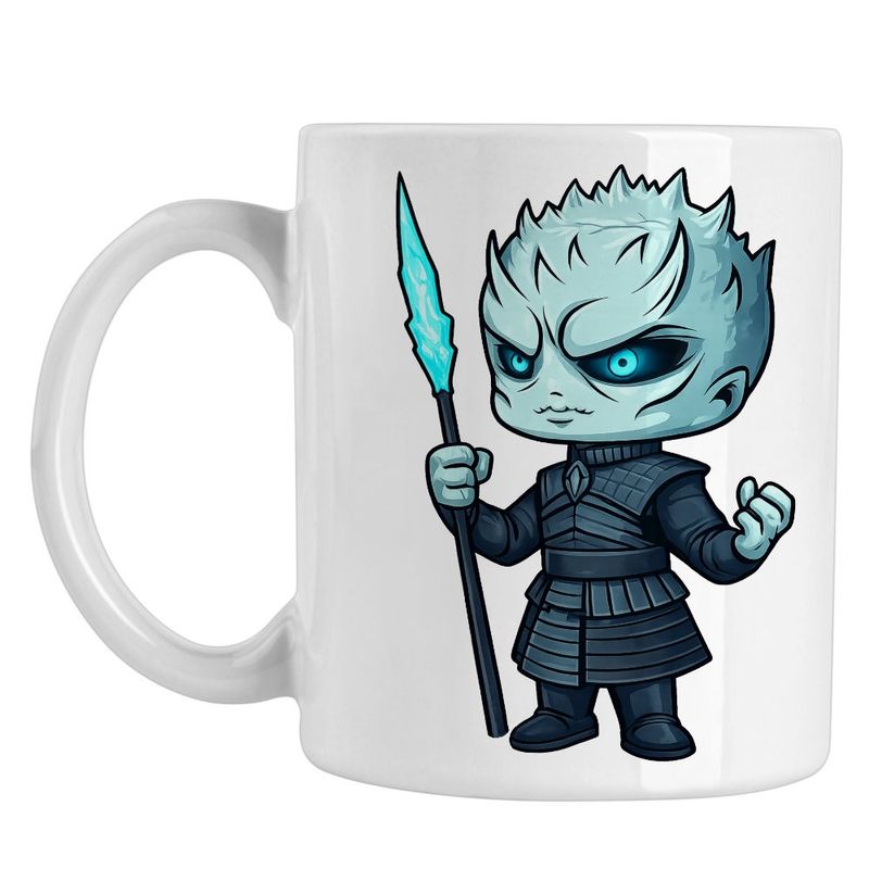 Casa si Gradina - Bucatarie si vesela - Cani si pahare - Cani si cesti - Cana Game of Thrones Night King White Walkers, alba, 330ml - Infinity.ro