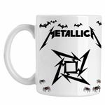 Casa si Gradina - Bucatarie si vesela - Cani si pahare - Cani si cesti - Cana Metallica Merch Seek Destroy, alba, 330ml - Infinity.ro