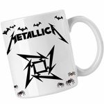 Casa si Gradina - Bucatarie si vesela - Cani si pahare - Cani si cesti - Cana Metallica Merch Seek Destroy, alba, 330ml - Infinity.ro