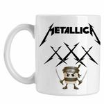 Casa si Gradina - Bucatarie si vesela - Cani si pahare - Cani si cesti - Cana Metallica Merch Nothing Else Matters, alba, 330ml - Infinity.ro