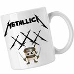 Casa si Gradina - Bucatarie si vesela - Cani si pahare - Cani si cesti - Cana Metallica Merch Nothing Else Matters, alba, 330ml - Infinity.ro