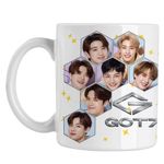 Casa si Gradina - Bucatarie si vesela - Cani si pahare - Cani si cesti - Cana Got7 Kpop Bambam Youngjae, alba, 330ml - Infinity.ro