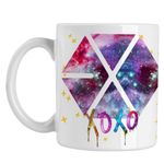 Casa si Gradina - Bucatarie si vesela - Cani si pahare - Cani si cesti - Cana EXO Kpop Cosmos Vibe Merch, alba, 330ml - Infinity.ro