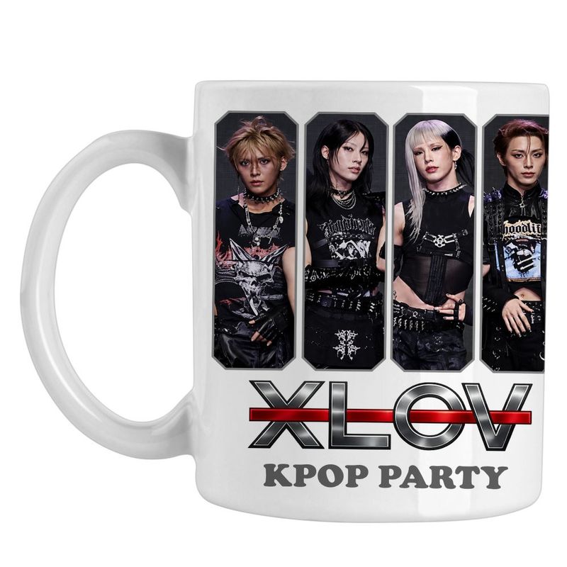 Casa si Gradina - Bucatarie si vesela - Cani si pahare - Cani si cesti - Cana Xlov Kpop Merch, alba, 330ml - Infinity.ro