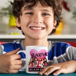 Casa si Gradina - Bucatarie si vesela - Cani si pahare - Cani si cesti - Cana BlackPink Dream Team Kpop Merch, alba, 330ml - Infinity.ro