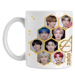 Casa si Gradina - Bucatarie si vesela - Cani si pahare - Cani si cesti - Cana Epex All Gang Kpop Merch, alba, 330ml - Infinity.ro
