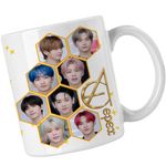Casa si Gradina - Bucatarie si vesela - Cani si pahare - Cani si cesti - Cana Epex All Gang Kpop Merch, alba, 330ml - Infinity.ro