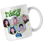 Casa si Gradina - Bucatarie si vesela - Cani si pahare - Cani si cesti - Cana Itzy Yuna Kpop Merch, alba, 330ml - Infinity.ro