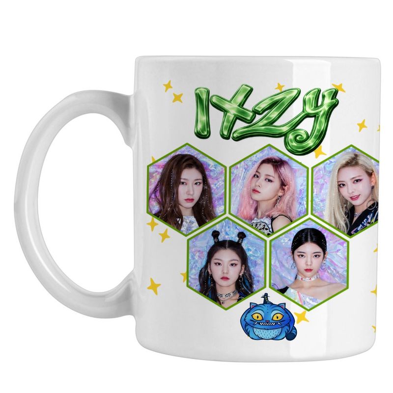 Casa si Gradina - Bucatarie si vesela - Cani si pahare - Cani si cesti - Cana Itzy Yuna Kpop Merch, alba, 330ml - Infinity.ro