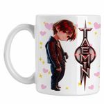 Casa si Gradina - Bucatarie si vesela - Cani si pahare - Cani si cesti - Cana Taemin K-Pop Demon, alba, 330ml - Infinity.ro