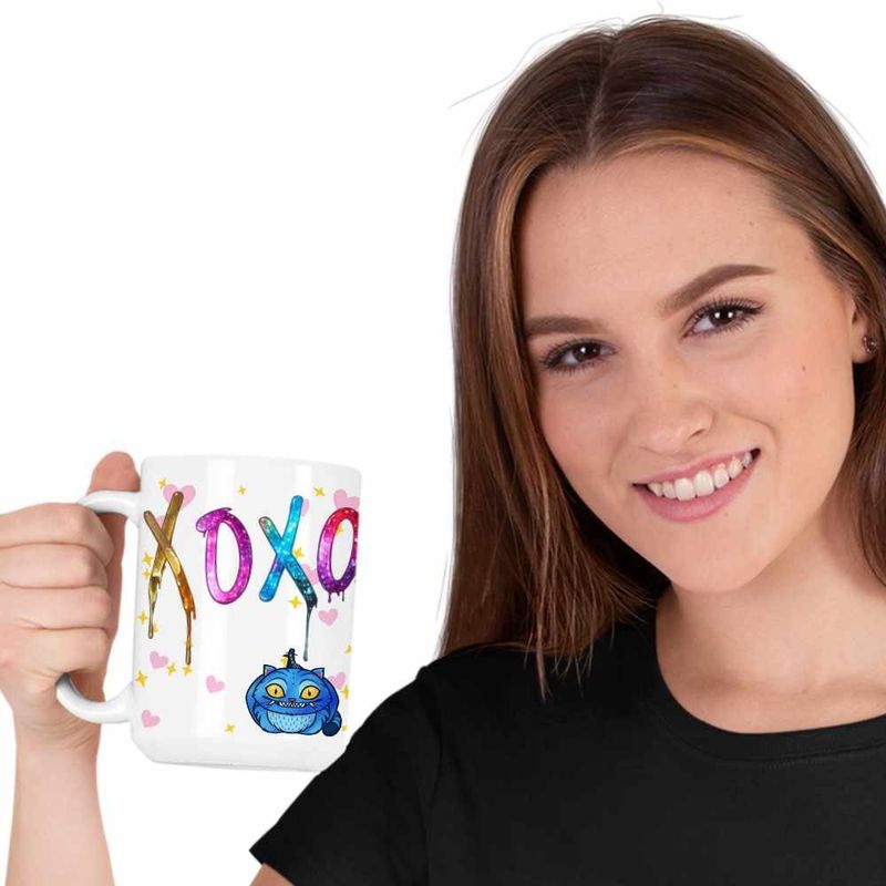 Casa si Gradina - Bucatarie si vesela - Cani si pahare - Cani si cesti - Cana Xoxo Jeon Somi Merch Kpop, alba, 330ml - Infinity.ro