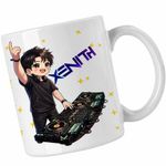 Casa si Gradina - Bucatarie si vesela - Cani si pahare - Cani si cesti - Cana DJ Xenith K-pop Merch, alba, 330ml - Infinity.ro
