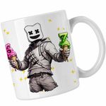 Casa si Gradina - Bucatarie si vesela - Cani si pahare - Cani si cesti - Cana Marshmello Six Seven 67, alba, 330ml - Infinity.ro