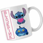 Casa si Gradina - Bucatarie si vesela - Cani si pahare - Cani si cesti - Cana BlackPink Vibe Kpop Merch, alba, 330ml - Infinity.ro