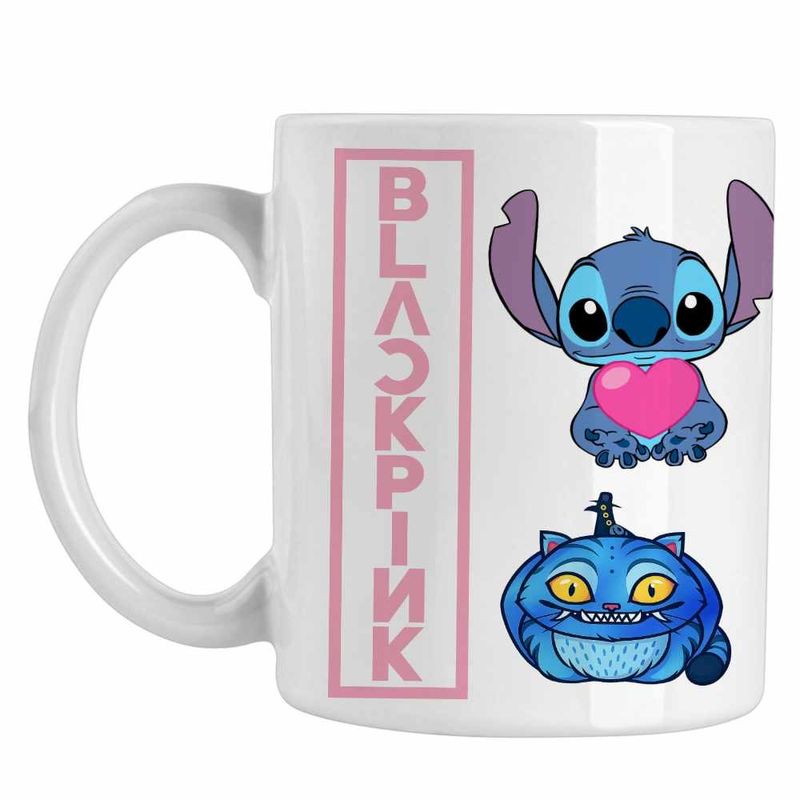 Casa si Gradina - Bucatarie si vesela - Cani si pahare - Cani si cesti - Cana BlackPink Vibe Kpop Merch, alba, 330ml - Infinity.ro
