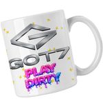 Casa si Gradina - Bucatarie si vesela - Cani si pahare - Cani si cesti - Cana Got7 Kpop Party, alba, 330ml - Infinity.ro