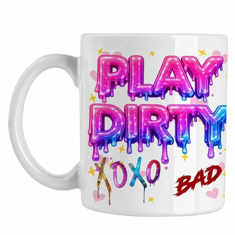 Casa si Gradina - Bucatarie si vesela - Cani si pahare - Cani si cesti - Cana Play Dirty Kpop Jeon Somi, alba, 330ml - Infinity.ro