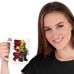 Casa si Gradina - Bucatarie si vesela - Cani si pahare - Cani si cesti - Cana AC/DC The Simpsons Homer ACDC Merch, alba, 330ml - Infinity.ro