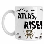 Casa si Gradina - Bucatarie si vesela - Cani si pahare - Cani si cesti - Cana Metallica Merch Atlas Rise, alba, 330ml - Infinity.ro