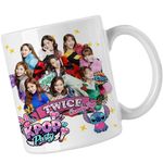 Casa si Gradina - Bucatarie si vesela - Cani si pahare - Cani si cesti - Cana Twice Kpop Merch, alba, 330ml - Infinity.ro