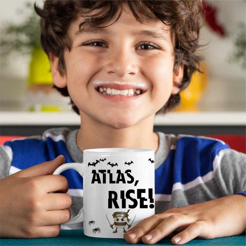 Casa si Gradina - Bucatarie si vesela - Cani si pahare - Cani si cesti - Cana Metallica Merch Atlas Rise, alba, 330ml - Infinity.ro