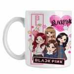 Casa si Gradina - Bucatarie si vesela - Cani si pahare - Cani si cesti - Cana BlackPink Merch K-pop Korea, alba, 330ml - Infinity.ro