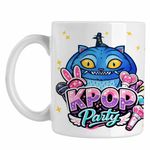 Casa si Gradina - Bucatarie si vesela - Cani si pahare - Cani si cesti - Cana Kpop Party, alba, 330ml - Infinity.ro