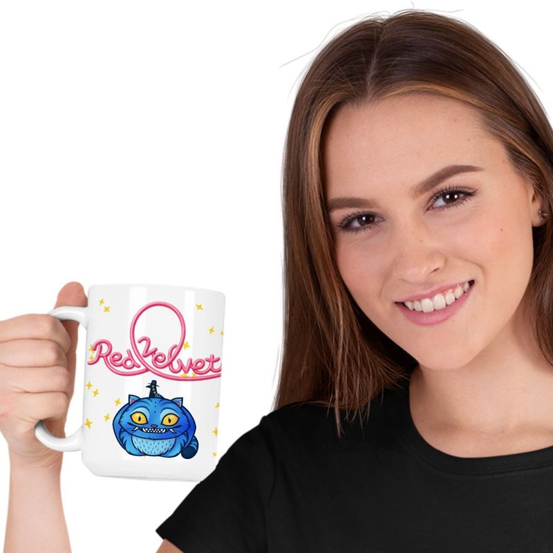 Casa si Gradina - Bucatarie si vesela - Cani si pahare - Cani si cesti - Cana Red Velvet Vibe Kpop, alba, 330ml - Infinity.ro