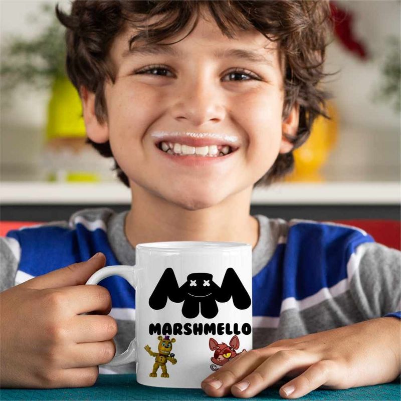 Casa si Gradina - Bucatarie si vesela - Cani si pahare - Cani si cesti - Cana Marshmello, alba, 330ml - Infinity.ro