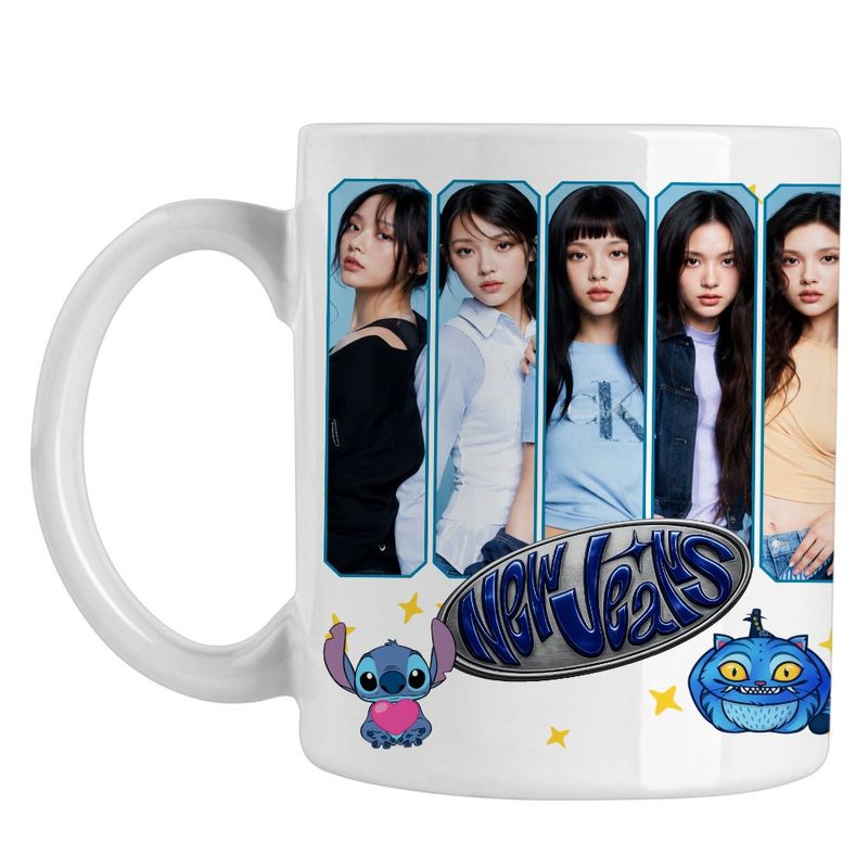 Casa si Gradina - Bucatarie si vesela - Cani si pahare - Cani si cesti - Cana NewJeans Kpop Merch, alba, 330ml - Infinity.ro