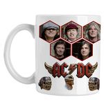 Casa si Gradina - Bucatarie si vesela - Cani si pahare - Cani si cesti - Cana ACDC Rock Vibe ACDC Merch, alba, 330ml - Infinity.ro