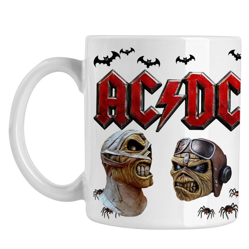 Casa si Gradina - Bucatarie si vesela - Cani si pahare - Cani si cesti - Cana ACDC Rock Party AC DC Merch, alba, 330ml - Infinity.ro