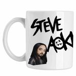 Casa si Gradina - Bucatarie si vesela - Cani si pahare - Cani si cesti - Cana Steve Aoki, alba, 330ml - Infinity.ro