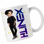 Casa si Gradina - Bucatarie si vesela - Cani si pahare - Cani si cesti - Cana Xenith DJ Kpop Anime, alba, 330ml - Infinity.ro