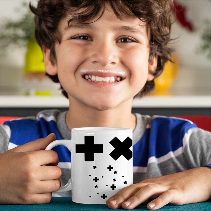 Casa si Gradina - Bucatarie si vesela - Cani si pahare - Cani si cesti - Cana Martin Garrix Plus Symbol, alba, 330ml - Infinity.ro