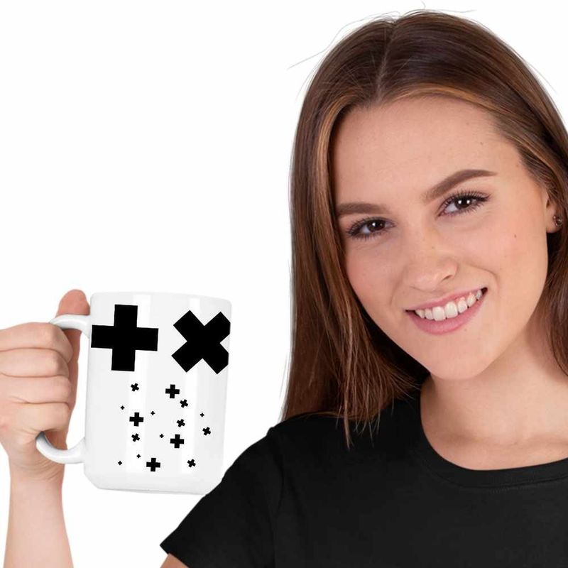 Casa si Gradina - Bucatarie si vesela - Cani si pahare - Cani si cesti - Cana Martin Garrix Plus Symbol, alba, 330ml - Infinity.ro