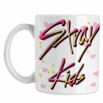 Casa si Gradina - Bucatarie si vesela - Cani si pahare - Cani si cesti - Cana Stray Kids Kpop Merch, alba, 330ml - Infinity.ro