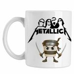 Casa si Gradina - Bucatarie si vesela - Cani si pahare - Cani si cesti - Cana Metallica Rock Legend Merch, alba, 330ml - Infinity.ro