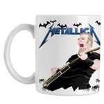 Casa si Gradina - Bucatarie si vesela - Cani si pahare - Cani si cesti - Cana Metallica Merch James Hetfield, alba, 330ml - Infinity.ro