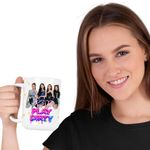 Casa si Gradina - Bucatarie si vesela - Cani si pahare - Cani si cesti - Cana Aespa Party Kpop Merch, alba, 330ml - Infinity.ro