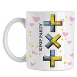 Casa si Gradina - Bucatarie si vesela - Cani si pahare - Cani si cesti - Cana Tomorrow X Together Vibe Kpop Merch, alba, 330ml - Infinity.ro