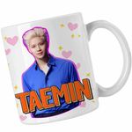 Casa si Gradina - Bucatarie si vesela - Cani si pahare - Cani si cesti - Cana Taemin Trend Kpop, alba, 330ml - Infinity.ro