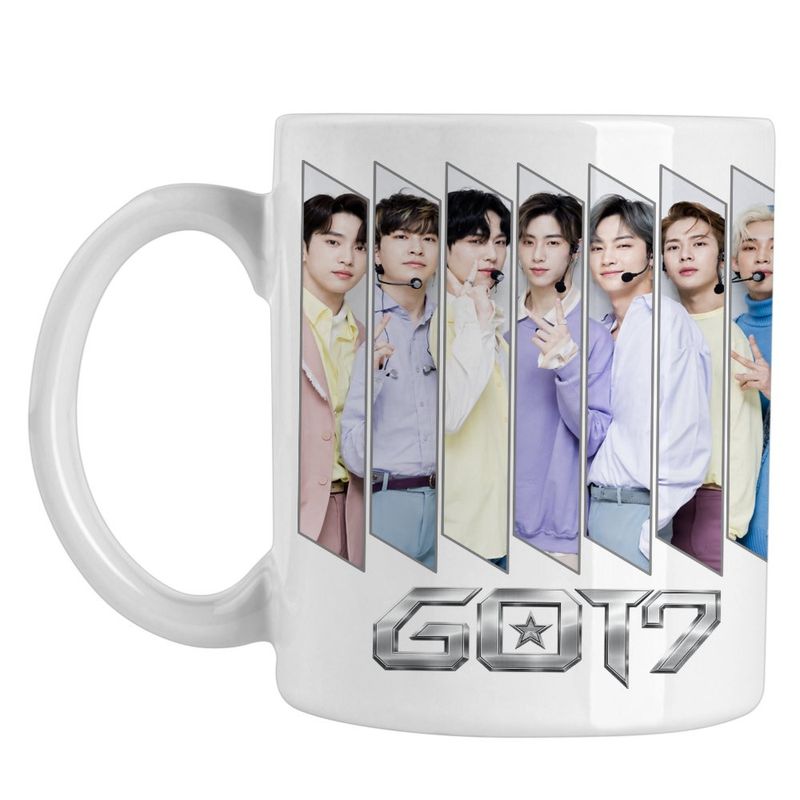 Casa si Gradina - Bucatarie si vesela - Cani si pahare - Cani si cesti - Cana Got7 Kpop Jin-young, alba, 330ml - Infinity.ro