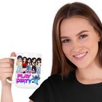 Casa si Gradina - Bucatarie si vesela - Cani si pahare - Cani si cesti - Cana Artms Cartoon Merch Kpop, alba, 330ml - Infinity.ro